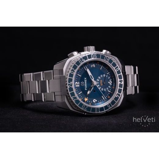 FORMEX STRATOS UTC AUTOMATIC 41MM BLUE STEEL BRACELET 1101.1.6431.111 - STRATOS - ZNAČKY