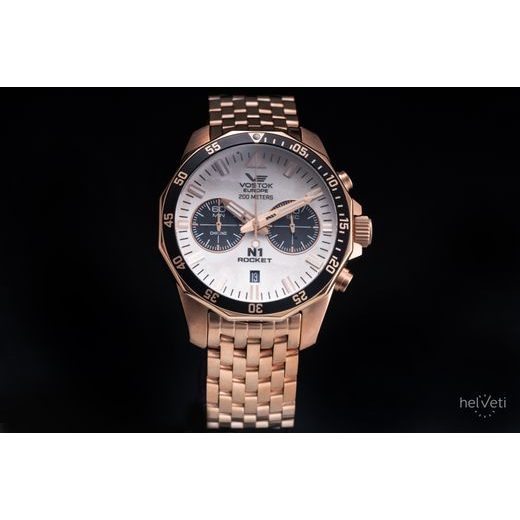 VOSTOK EUROPE N-1 ROCKET CHRONO LINE 6S21-225B619B - ROCKET N-1 - ZNAČKY