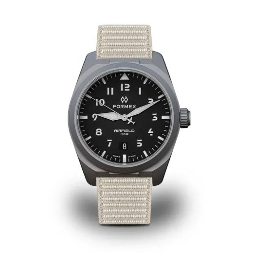 FORMEX AIRFIELD AUTOMATIC JET BLACK SAND NYLON-VELCRO 0661.1.6526.899 - FIELD AUTOMATIC - ZNAČKY