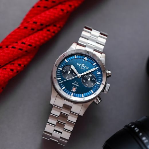 FORTIS FLIEGER F-43 BICOMPAX LIBERTY BLUE F4240012 - FLIEGER - ZNAČKY
