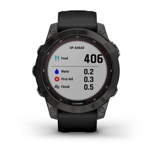 GARMIN FENIX 7 PRO SAPPHIRE SOLAR TITAN BLACK/ BLACK SILICONE BAND - 010-02540-35 - FENIX 7 - ZNAČKY