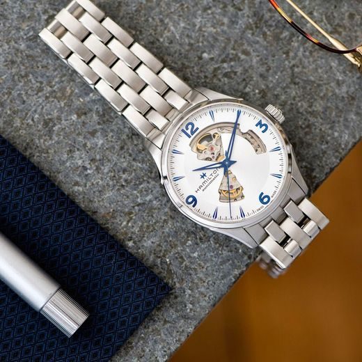 HAMILTON JAZZMASTER OPEN HEART AUTOMATIC H32705152 - JAZZMASTER - ZNAČKY