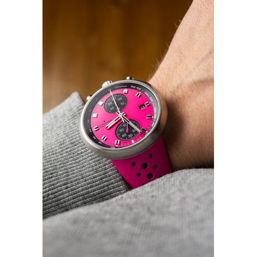 JUNGHANS 1972 COMPETITION PINK AUTOMATIC LIMITED EDITION 27/4406.00 - 1972 - ZNAČKY