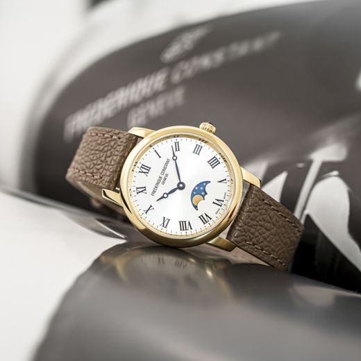 FREDERIQUE CONSTANT SLIMLINE LADIES MOONPHASE QUARTZ FC-206RS1S5 - SLIMLINE LADIES - ZNAČKY