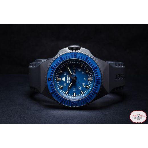 TRASER P69 BLACK STEALTH BLUE RUBBER - TACTICAL - ZNAČKY