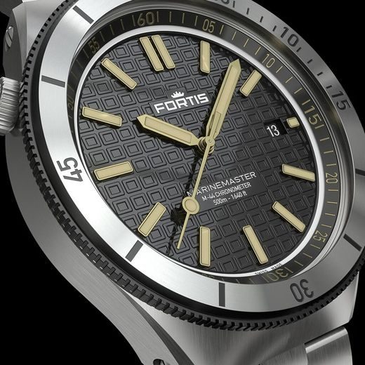 FORTIS MARINEMASTER M-44 BLACK RESIN COSC F8120018 - MARINEMASTER - ZNAČKY