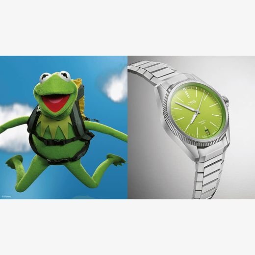 ORIS PROPILOT X CALIBRE 400 KERMIT EDITION 01 400 7778 7157-SET - PROPILOT X - ZNAČKY