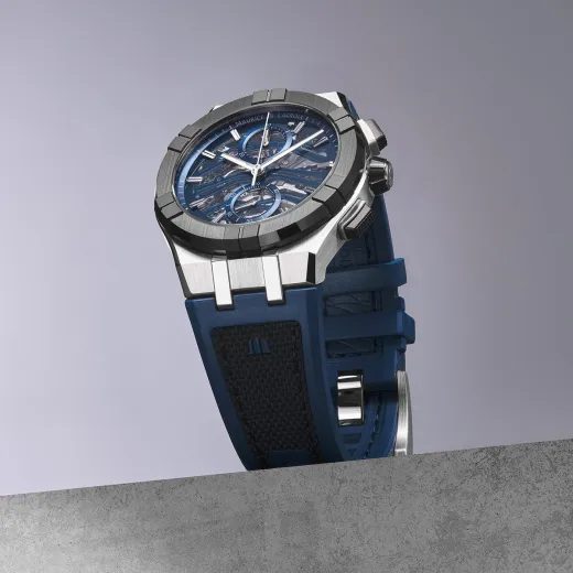 MAURICE LACROIX AIKONIC CHRONOGRAPH SKELETON AC8018-SSL20-030-4 - AIKONIC - ZNAČKY