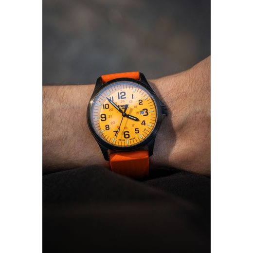 TRASER P67 OFFICER PRO GUNMETAL ORANŽOVÁ SILIKÓN - HERITAGE - ZNAČKY