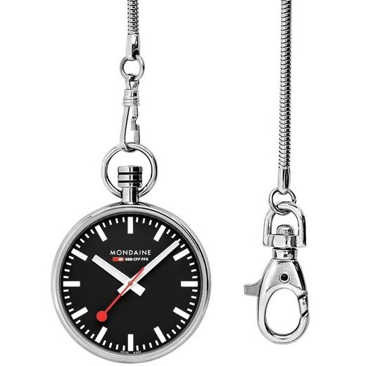 MONDAINE POCKET WATCH QUARTZ A660.30316.20SBB - SPECIALS - ZNAČKY