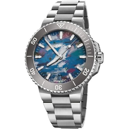 ORIS AQUIS DATE UPCYCLE CALIBRE 400 43,5 MM 01 400 7790 4150-07 8 23 02PEB - AQUIS - ZNAČKY