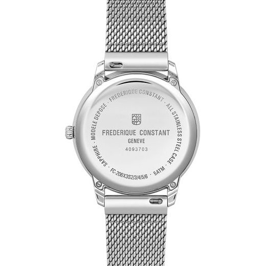 FREDERIQUE CONSTANT CLASSICS MONETA MOONPHASE QUARTZ FC-206N3S6B - CLASSICS LADIES - ZNAČKY