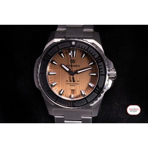 FORMEX REEF 42 AUTOMATIC CHRONOMETER BRONZE DIAL 2200.1.6382.100 - REEF - ZNAČKY