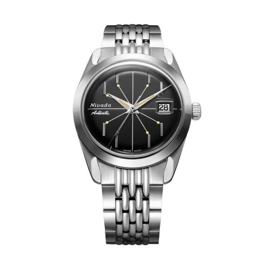 NIVADA GRENCHEN ANTARCTIC SPIDER BLACK 38 MM - ANTARCTIC - ZNAČKY