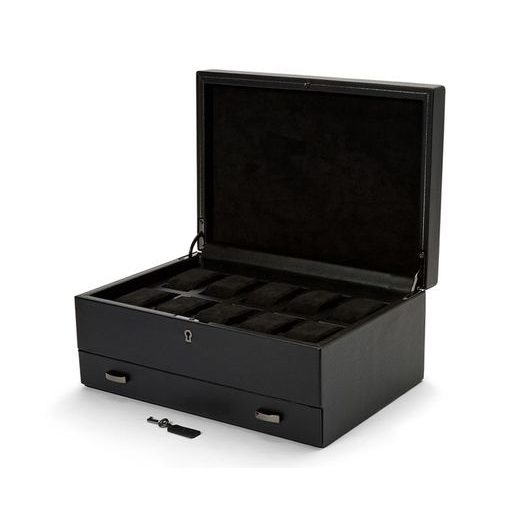 BOX NA HODINKY WOLF BRITISH RACING BLACK 792802 - BOXY NA HODINKY - OSTATNÉ