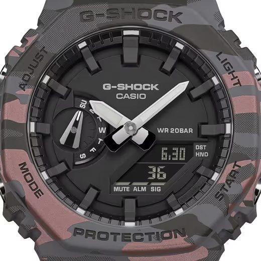 CASIO G-SHOCK GA-2100CM-8AER CAMOUFLAGE SERIES - CASIOAK - ZNAČKY