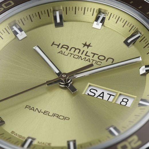 HAMILTON AMERICAN CLASSIC PAN EUROP DAY DATE AUTO H35445860 - AMERICAN CLASSIC - ZNAČKY
