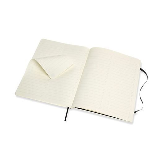ZÁPISNÍK MOLESKINE PROFESSIONAL ČERNÝ - MĚKKÉ DESKY - XXL, LINKOVANÝ 1331/4502131 - DIÁRE A ZÁPISNÍKY - OSTATNÉ