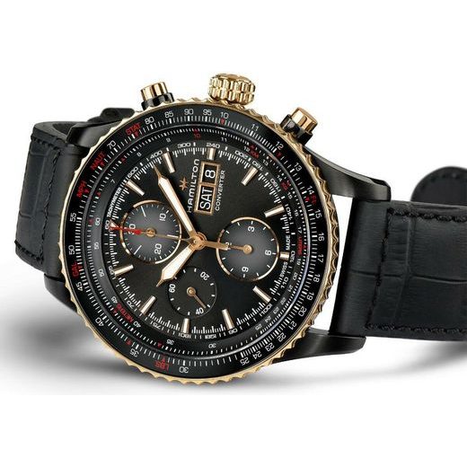 HAMILTON KHAKI AVIATION CONVERTER AUTO CHRONO H76736730 - KHAKI AVIATION - ZNAČKY