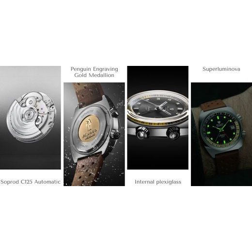 NIVADA GRENCHEN ANTARCTIC GMT - BLACK - ANTARCTIC - ZNAČKY