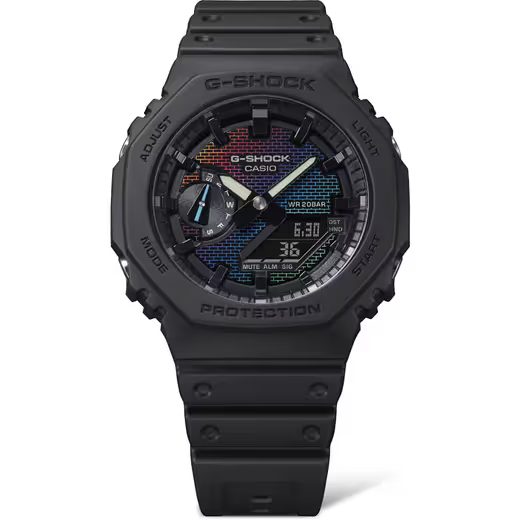 CASIO G-SHOCK GA-2100RW-1AER RAINBOW BRICK WALL SERIES - CASIOAK - ZNAČKY