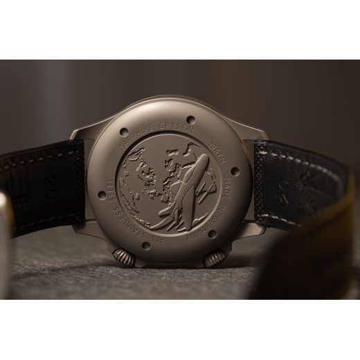 LACO FLIEGER FRANKFURT 40 GMT GRAU - PILOT SPECIAL MODELS - ZNAČKY