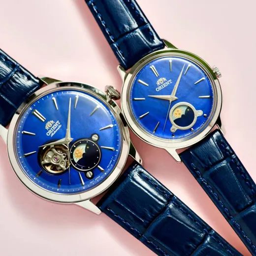 SET ORIENT CLASSIC SUN AND MOON RA-AS0103A A RA-KB0004A - HODINKY PRE PÁRY - HODINKY