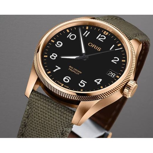 ORIS BIG CROWN PROPILOT BIG DATE BRONZE 01 751 7761 3164-07 3 20 03BRLC - PROPILOT - ZNAČKY