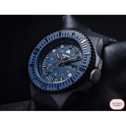 TRASER P69 BLACK STEALTH BLUE RUBBER - TACTICAL - ZNAČKY
