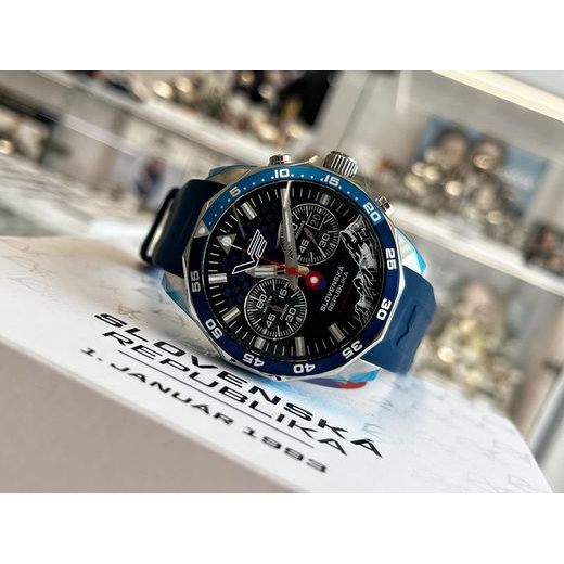 VOSTOK EUROPE LIMITED EDITION SLOVAKIA 6S21-225A463 (KOŽENÝ REMIENOK) - LIMITOVANÉ EDÍCIE - ZNAČKY