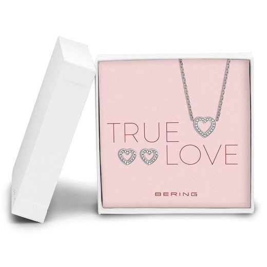 DARČEKOVÁ SÚPRAVA NÁHRDELNÍK + NÁUŠNICE BERING ARCTIC SYMPHONY 438-741-SILVER - NÁHRDELNÍKY - OSTATNÉ