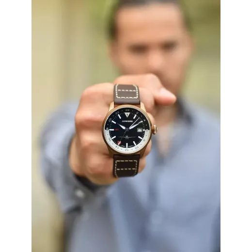 JUNKERS FLIEGER BRONZE GMT 966.01.01 - FLIEGER - ZNAČKY