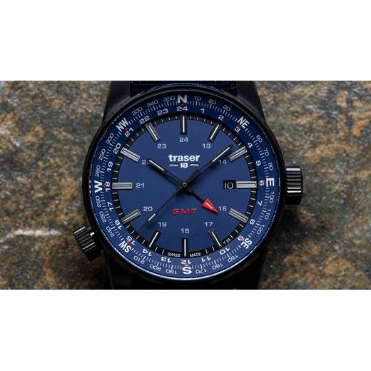 TRASER P68 PATHFINDER GMT BLUE NATO - TACTICAL - ZNAČKY