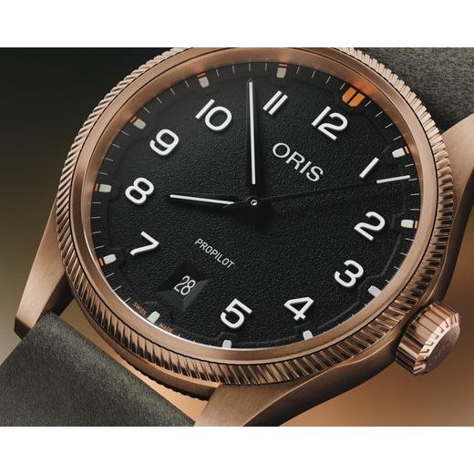 ORIS PROPILOT DATE BRONZE 01 733 7805 3164-07 6 2022BRLC - PROPILOT - ZNAČKY