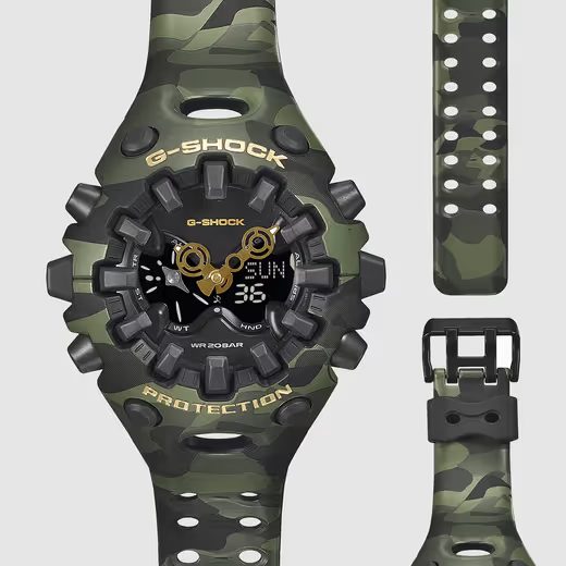 CASIO G-SHOCK GA-V01CMG-3AER BOLD CAMO - G-SHOCK - ZNAČKY