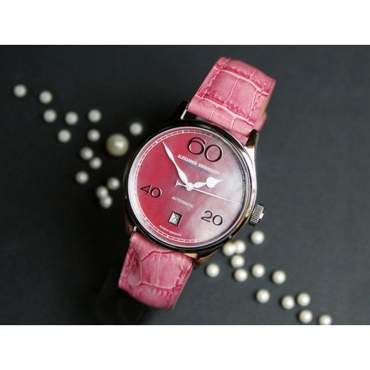 ALEXANDER SHOROKHOFF LADY AUTOMATIK RED AS.LA01-25 - AVANTGARDE - ZNAČKY