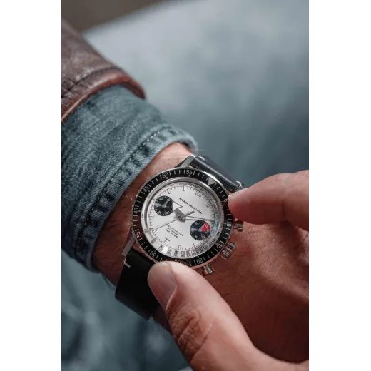 NIVADA GRENCHEN CHRONOMASTER WHITE PANDA MANUAL - CHRONOMASTER - ZNAČKY