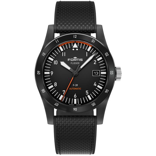 FORTIS FLIEGER F-39 WERK 7 MISSION BLACK LIMITED EDITION F4220028 - FLIEGER - ZNAČKY