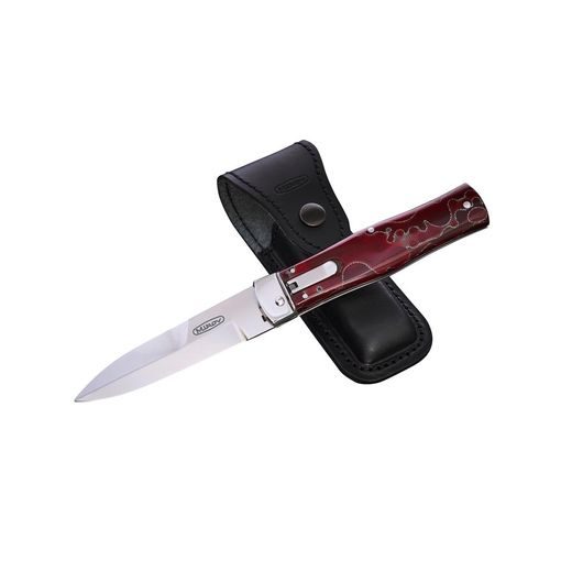 NŮŽ MIKOV PREDATOR RAFFIR 241-BRA-1/KP ČERVENÝ - VRECKOVÉ NOŽE - OSTATNÉ