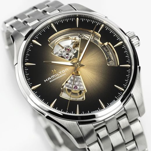 HAMILTON JAZZMASTER OPEN HEART AUTO 40MM H32675101 - JAZZMASTER - ZNAČKY