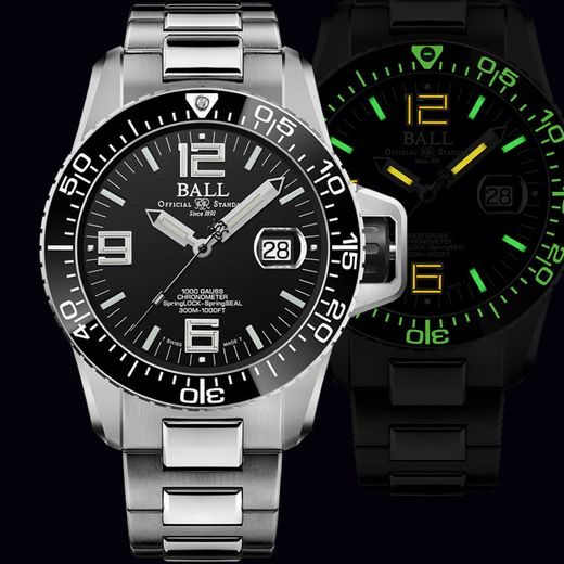 BALL ENGINEER HYDROCARBON EOD (42 MM) COSC DM3200A-S2C-BK - ENGINEER HYDROCARBON - ZNAČKY