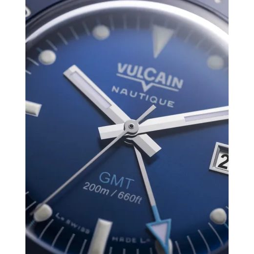 VULCAIN SKINDIVER GMT - BLUE - SKINDIVER NAUTIQUE - ZNAČKY