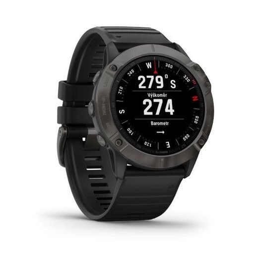 GARMIN FENIX6X PRO SAPPHIRE, GRAYDLC/BLACK BAND (MAP/MUSIC) 010-02157-11 - GARMIN - ZNAČKY