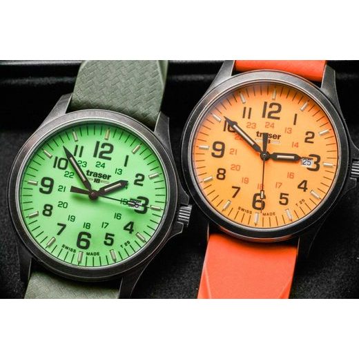 TRASER P67 OFFICER PRO GUNMETAL LIME SILICONE - HERITAGE - ZNAČKY