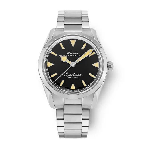 NIVADA GRENCHEN SUPER ANTARCTIC 35 MM - BLACK BEIGE LUMINOVA - ANTARCTIC - ZNAČKY