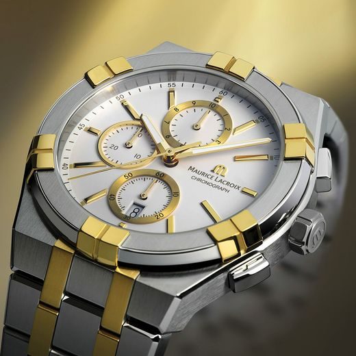MAURICE LACROIX AIKON QUARTZ CHRONOGRAPH AI1118-PVY03-130-1 - AIKON - ZNAČKY