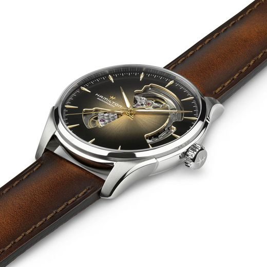 HAMILTON JAZZMASTER OPEN HEART AUTO 40MM H32675501 - JAZZMASTER - ZNAČKY