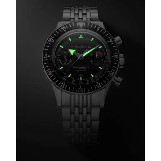 NIVADA GRENCHEN CHRONOMASTER BROAD ARROW 41 MM - CHRONOMASTER - ZNAČKY