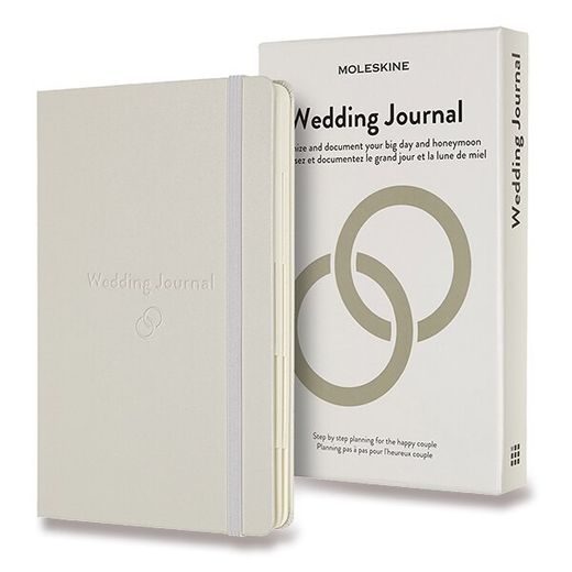 ZÁPISNÍK MOLESKINE PASSION WEDDING JOURNAL BÍLÝ- TVRDÉ DESKY 1331/1517120 - DIÁRE A ZÁPISNÍKY - OSTATNÉ