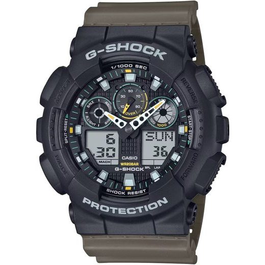 HODINKY CASIO G-SHOCK GA-100TU-1A3ER - G-SHOCK - ZNAČKY